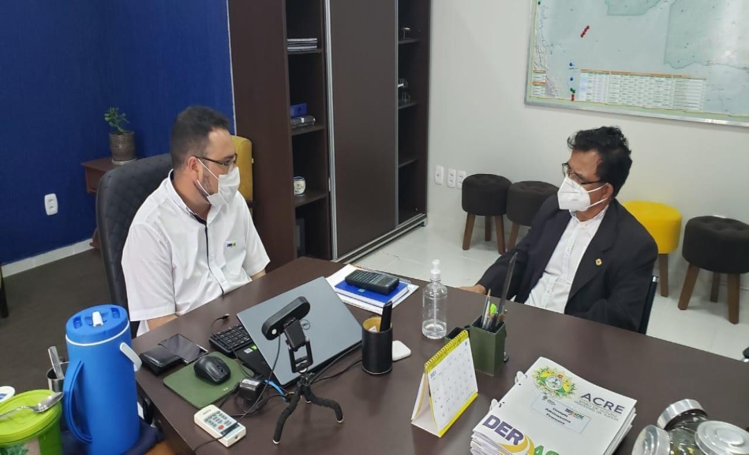 Gonzaga se reúne com DNIT e Deracre para tratar sobre recuperação da BR-364 e evitar fechamento